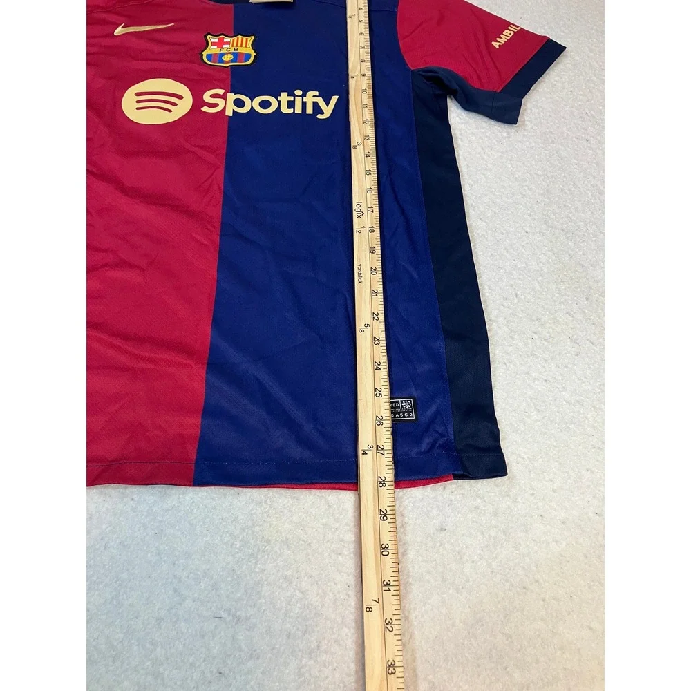 Nike FC Barcelona 2024/25 Home Jersey Lamine Yamal 19 Mens Size Large FN8796-455
